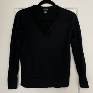 Club Monaco Black V-neck Sweater